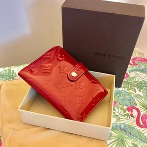 Louis Vuitton red wallet original bought in NY